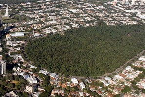Erosão no Bosque II de Maringá está com mais de 30 metros de largura e 5 metros de profundidade